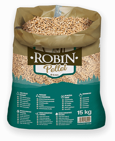 worek pelletu opałowego Robin do kupienia w Czeladzi lub sklepie internetowym